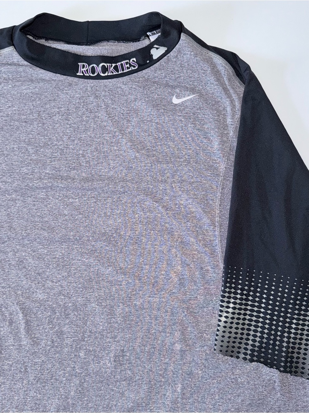 Nike Dri-FIT Performance Shirt Men's 3XL Gray Black Colorado Rockies MLB